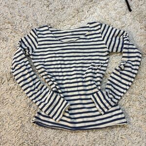 brandy raw hem long sleeve